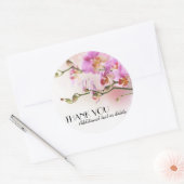 蘭エレガント蘭ありがとう ラウンドシール (封筒)