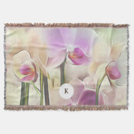 蘭スタイリッシュ蘭 | イニシャルの追加 スローブランケット