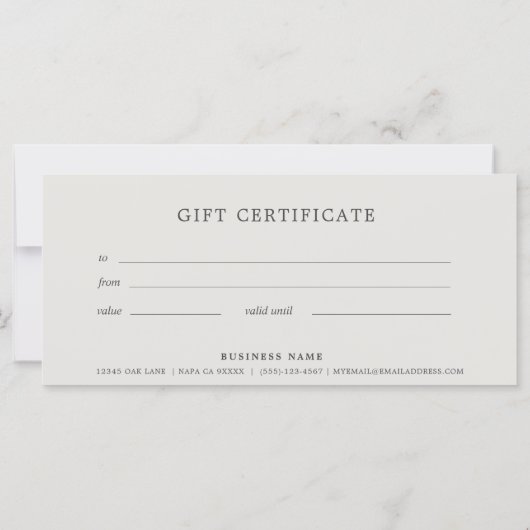 蘭フローラギフト券 (裏面)