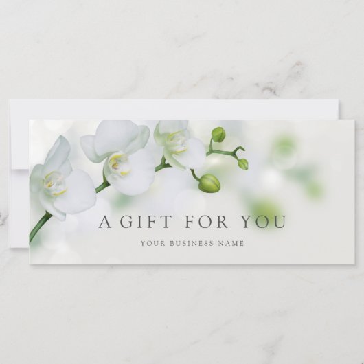 蘭フローラギフト券 (正面)