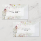 蘭フローラデザイナープロフェッショナルフローラ 名刺 (正面/裏面)