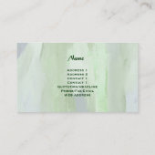 蘭フローラデザイン名刺 名刺 (裏面)