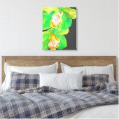 蘭モダン花モダン芸術 キャンバスプリント (インサイチュ (寝室))