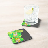 蘭モダン花モダン芸術 コースター (右側)