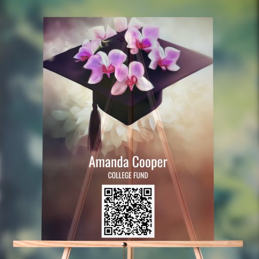 蘭ユニーク学卒業アクリル看板 アクリルサイン (ニュートラル)