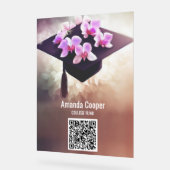 蘭ユニーク学卒業アクリル看板 アクリルサイン (傾斜)