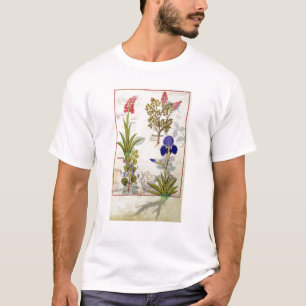 蘭及びFumitoryまたは大げさに同情する人のヘデラ及びアイリス Tシャツ