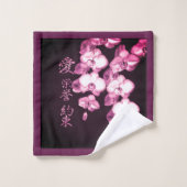 蘭日本の蘭 バスタオルセット (ウォッシュタオル)