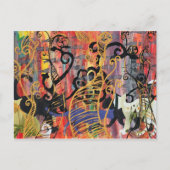 蘭猫葉書 ポストカード (正面)