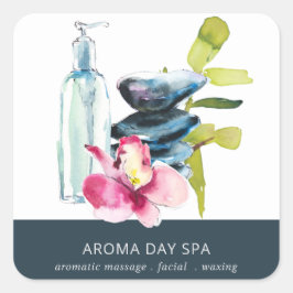 蘭石竹水カラーマッサージスパセラピー スクエアシール