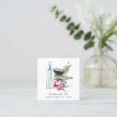 蘭石竹水カラーマッサージスパセラピー スクエア名刺 (スタンド正面)