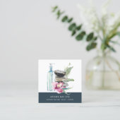 蘭石竹水カラーマッサージスパセラピー スクエア名刺 (スタンド正面)