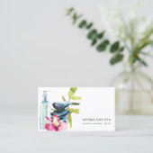 蘭石竹水カラーマッサージスパセラピー 名刺 (スタンド正面)