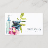 蘭石竹水カラーマッサージスパセラピー 名刺 (正面)