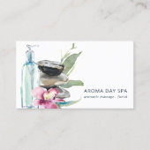 蘭石竹水カラーマッサージスパセラピー 名刺 (正面)