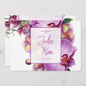 蘭結婚式招待状 招待状 (正面/裏面)