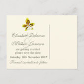 蘭絵を描花は日付カードを保存 案内ポストカード (裏面)