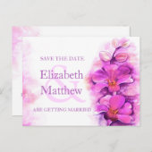 蘭絵を描花は日付カードを保存 案内ポストカード (正面/裏面)