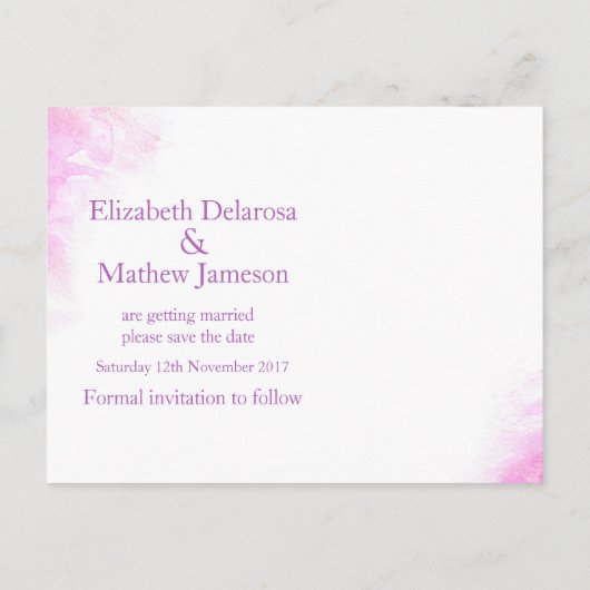 蘭絵を描花は日付カードを保存 案内ポストカード (裏面)