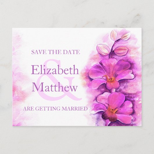 蘭絵を描花は日付カードを保存 案内ポストカード (正面)