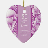 蘭華美の結婚記念写真オーナメント セラミックオーナメント (右)