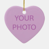 蘭華美の結婚記念写真オーナメント セラミックオーナメント (裏面)