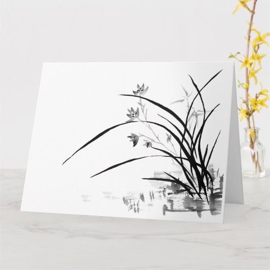 蘭貴族 カード (黄色い花)