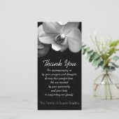 蘭1の悔やみや弔慰は写真カード感謝していしています サンキューカード (スタンド正面)