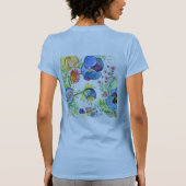 蘭16のTシャツ Tシャツ (裏面)