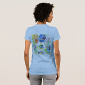 蘭16のTシャツ Tシャツ (裏面フル)