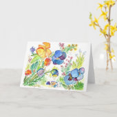 蘭16 カード (黄色い花)