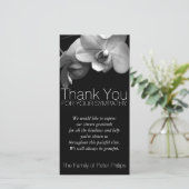 蘭1bの悔やみや弔慰は写真カード感謝していしています サンキューカード (スタンド正面)