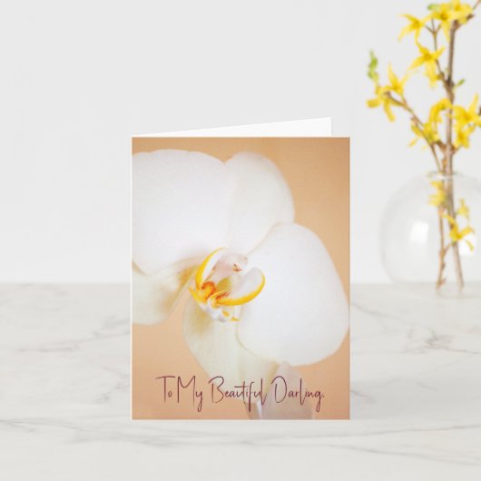 蘭8930 カード (黄色い花)