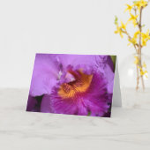 蘭、カード カード (黄色い花)