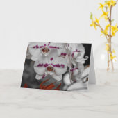 蘭、カード カード (黄色い花)