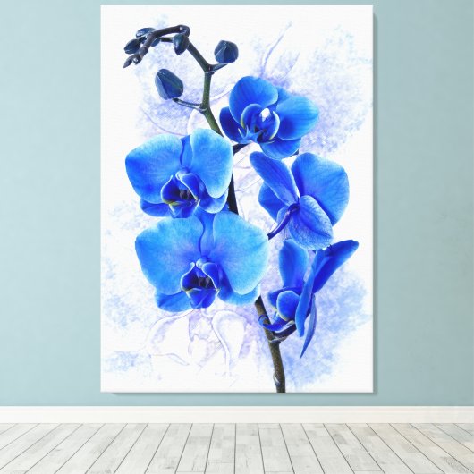 蘭 キャンバスプリント (インサイチュ (ウッドフロア))