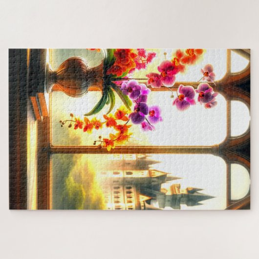 蘭 ジグソーパズル (横)