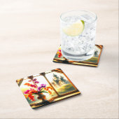 蘭 スクエアペーパーコースター (インサイチュ)