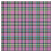 蘭、ターコイズおよびライムグリーンのファッションの格子縞 ファブリック (見本)