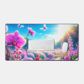 蘭 デスクマット (キーボード&マウス)