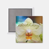 蘭・ハッピーバースデー磁石 マグネット (正面/裏面)