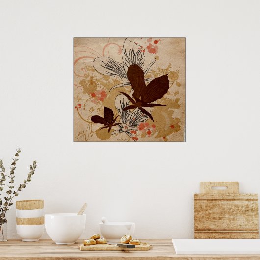 蘭 ポスター (キッチン)