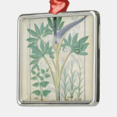 蘭 メタルオーナメント (左)