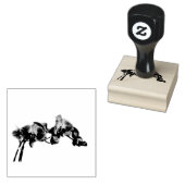 蘭 ラバースタンプ (押印)