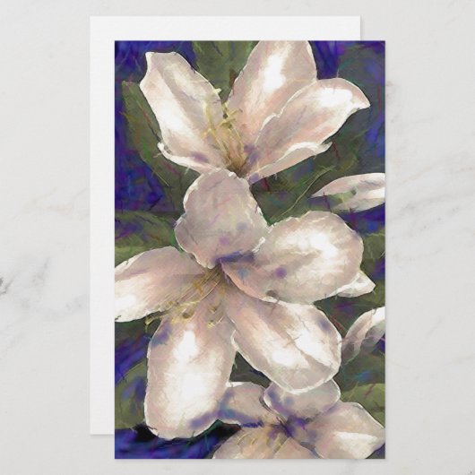 蘭 便箋 (正面/裏面)