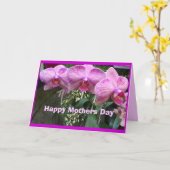 蘭、幸せな母の日 カード (黄色い花)