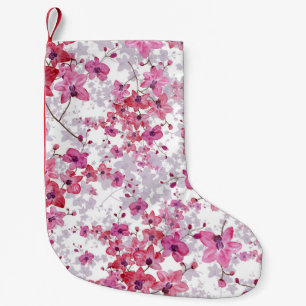 蘭:特異な赤い美しい。 スモールクリスマスストッキング