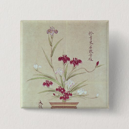 蘭 缶バッジ (正面)