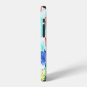 蘭+芥子+牡丹のファッションブーケ iPhoneケース (左側面)
