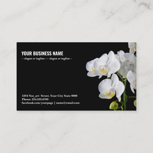 蘭 – 花hy6767 名刺 (裏面)